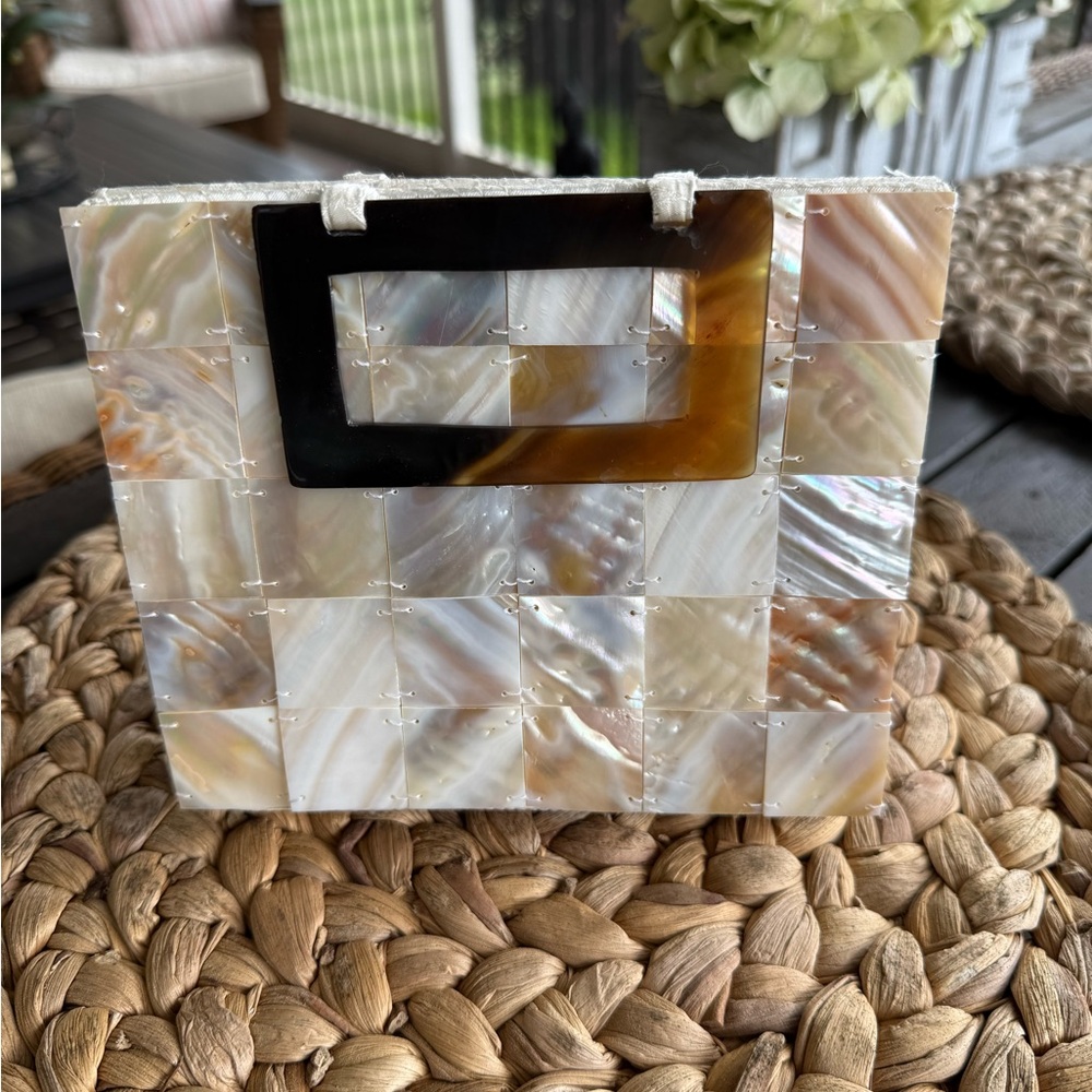 Elegant Mother of Pearl Handbag